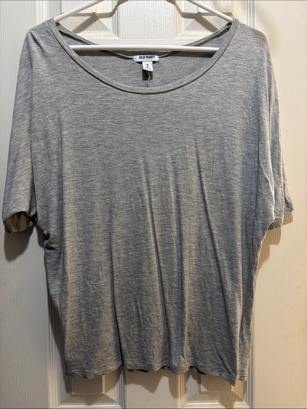 Old Navy Heather Gray Scoop Neck Tee